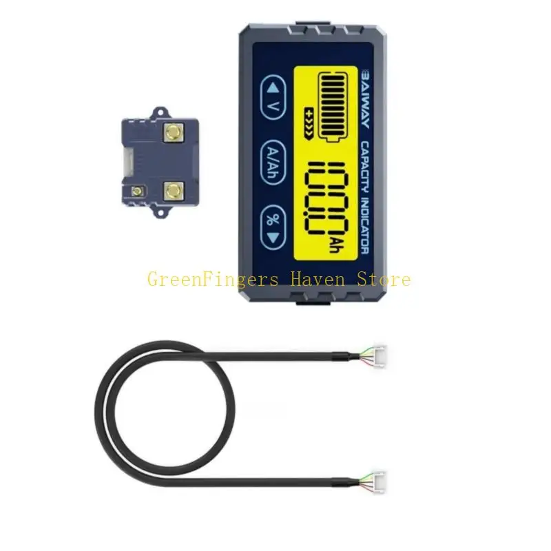 F68D Battery Capacity Indicators With Low Power Consumption And 8-120V Ranges Professional Coulometer