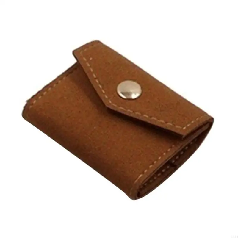  Multifunctional Jewelry Storage Bag Jewelry Pouches Microfiber Jewelry Roll Microfiber Texture for Home and Travel Use