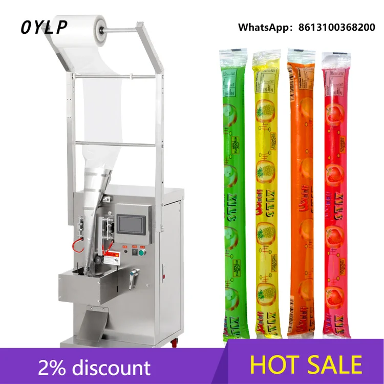 OYLP Liquid Ice Lolly Popsicle Filling Packaging Machine Honey Water Fruit Juice Milk Yogurt Pop Ice Candy Packing Machine