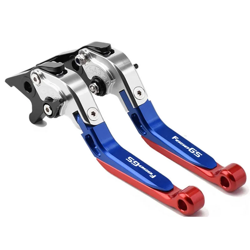 For BMW F650GS F650 GS Dakar 650GS 2003-2007 LOGO Motorcycle Adjustable Folding Extendable Brake Clutch Lever