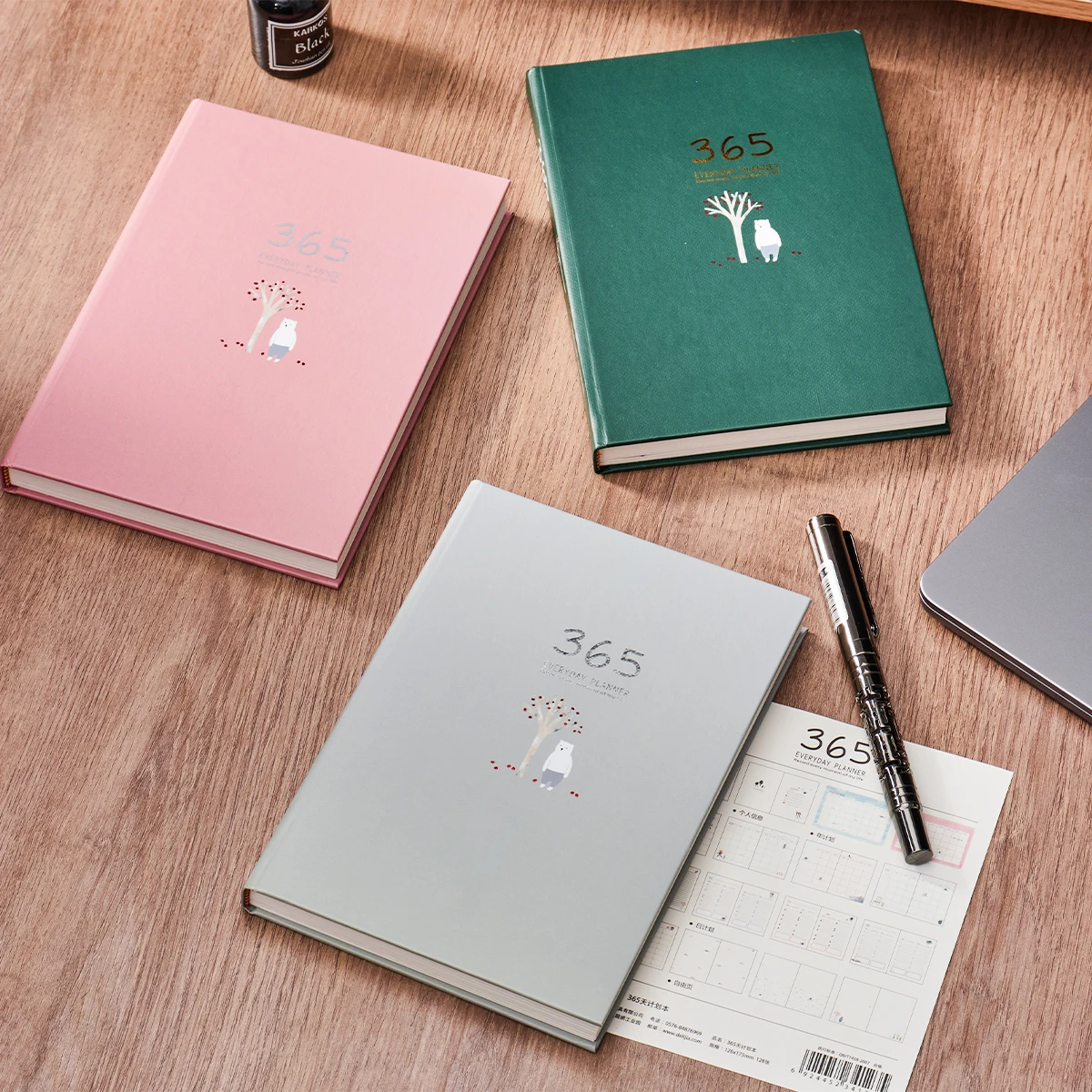 kawaii-diario-portatil-32k-programacao-de-trabalho-365-dias-planejador-estudante-eficiencia-diaria-manual-dos-desenhos-animados-caderno-artigos-de-papelaria-suprimentos