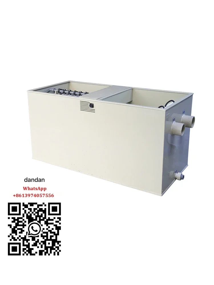 

Открытый фильтр для пруда с рыбой, система циркуляции воды, полностью автоматическая барабанная микрофильтрация, встроенная машина для очистки