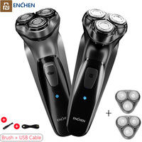 Youpin Enchen BlackStone Rechargeable Electric Shaver for man Triple Floating Blade Heads Shaving men's Razors Beard Trimmer