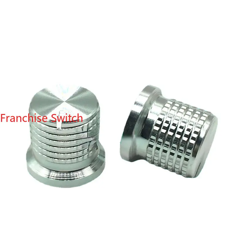 10PCS Aluminum Knob 17*16mm Inner Hole 6mm Is Suitable For Floral Axis Potentiometer, Encoder And Band Switch.