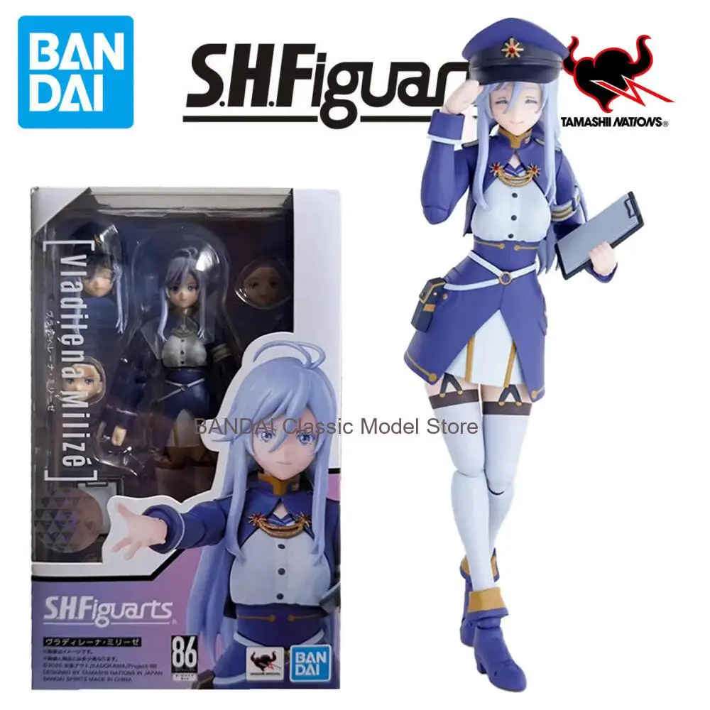 

Bandai original S.H.Figuarts 86 SHF Vladilena Milize anime model action figure assembly toy ornaments decoration collection gift