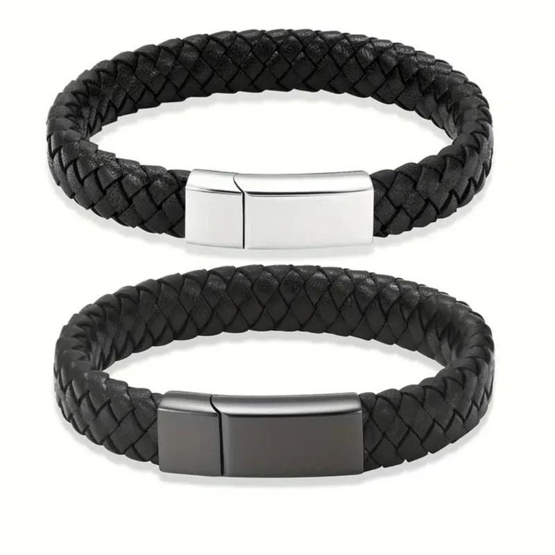 2pcs灰のペット火葬ブレスレット磁気留めますclasp