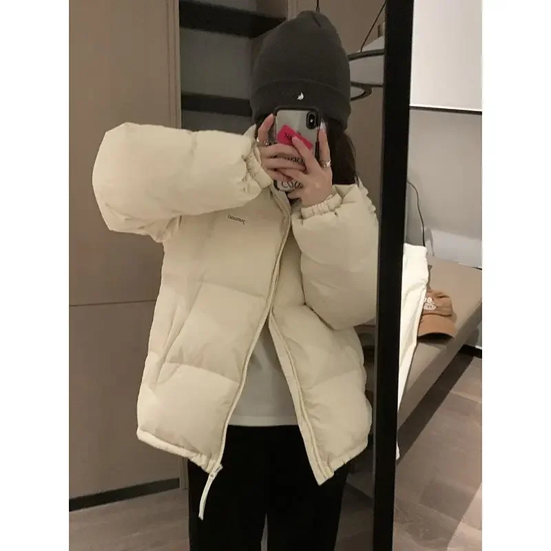 2024 inverno nuove giacche elegante parka giacca imbottita spessa piumino imbottito cappotto di cotone cappotto di media lunghezza da donna