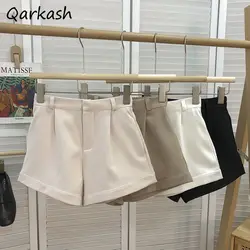 Frauen Shorts Alle-spiel Mode Neue Ankunft Solide Sommer Beiläufige Dünne Hohe Taille Koreanischen Stil Junge Bequeme Täglichen Shopper fit