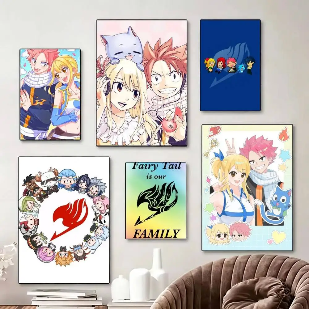 

Fairy Tail Anime Poster Perfect Space Sticker Self Adhesive for Office Home Theater Wall Art Decor Fancy Gift