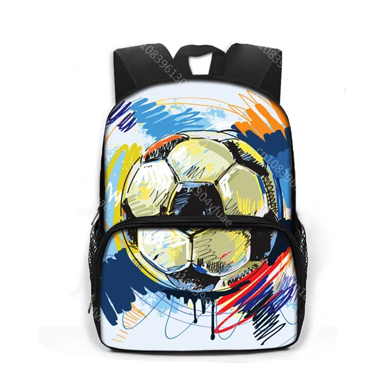 Cool Football Soccer Print zaino borse da scuola per bambini ragazzi zainetto bambini borsa da scuola zaino da scuola Bookbag regalo