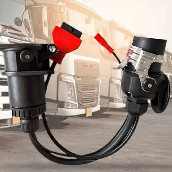 New Truck Vehicles Adapter Cable EBS ISO 7638 OBD2 Trailer Diagnostic  For Autel For Autocom and For Bosch Other