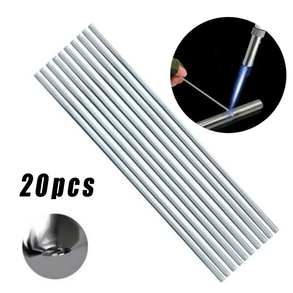 20PCS Set Welding No Need Solder Powder Aluminum Welding Brazing Rod Low Temperature Aluminum Solder Soldering Rod