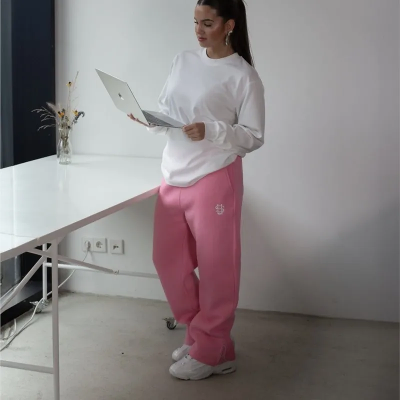 التطريز الرجال السراويل 2025 الخريف الشتاء الهيب هوب عادية تسلق ركض Sweatpants موضة جديدة Hombre واسعة الساق بنطلون للجنسين #4