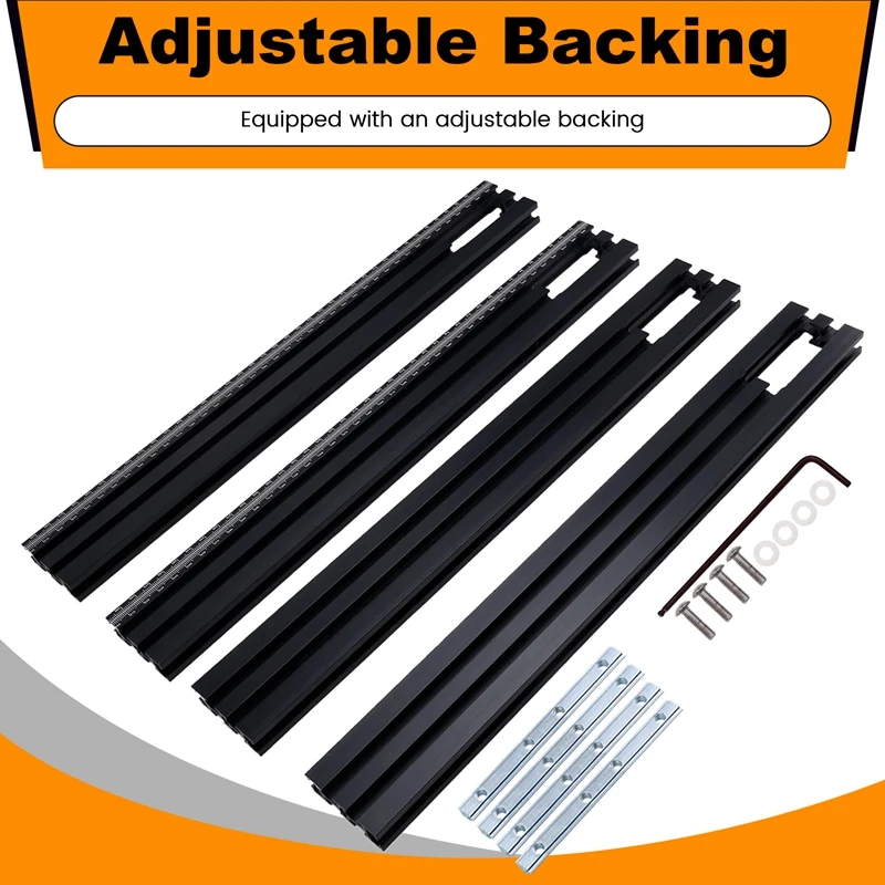 Trimming Machine Milling Groove Engraving Guide Rail Adjustable Backing Auxiliary Guide Rail Bracket Woodworking Tools