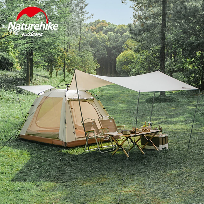 

Naturehike Automatic Tent 3-4 Person Waterproof Camping Tent Outdoor Travel Portable Rainproof Sun Shelter Fishing Hiking Tent