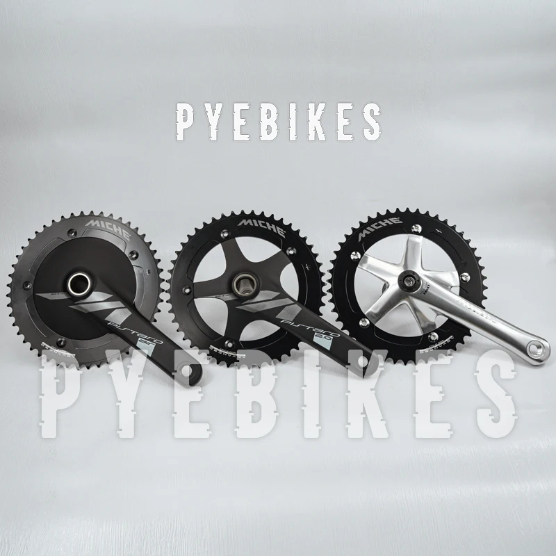 

Michele Pistad 2.0 Crankset Fixedgea Single Speed Field Bicycle Integrated Dental Disc Closed Square Hole 48T Dental Disc