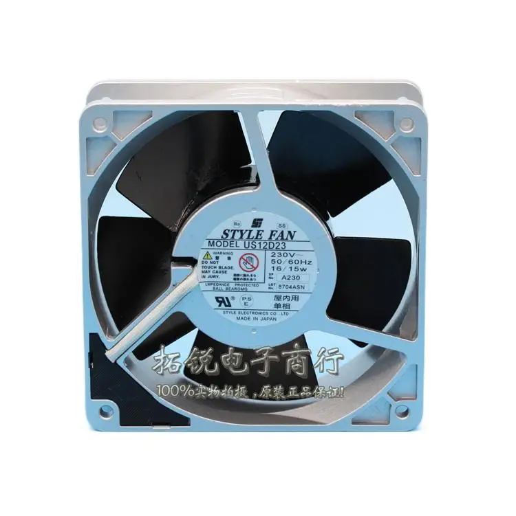 Imported From Japan Yu Liang US12D23 12038 230v 1615W 12CM Cabinet Exchange Cooling Fan