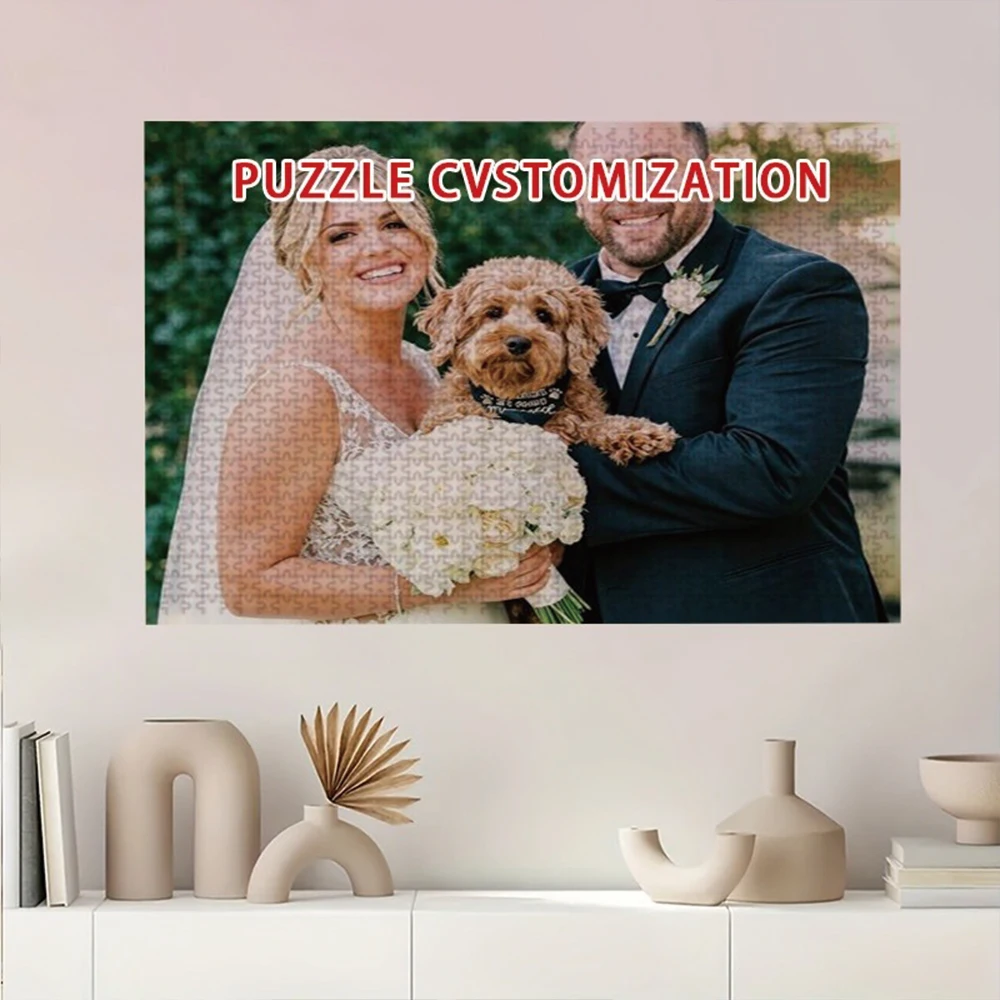 35/300/500/1008pcs Personalized Custom Photo Puzzle Wedding Photos Friends A Memorable Keepsake Or A Special Celebration