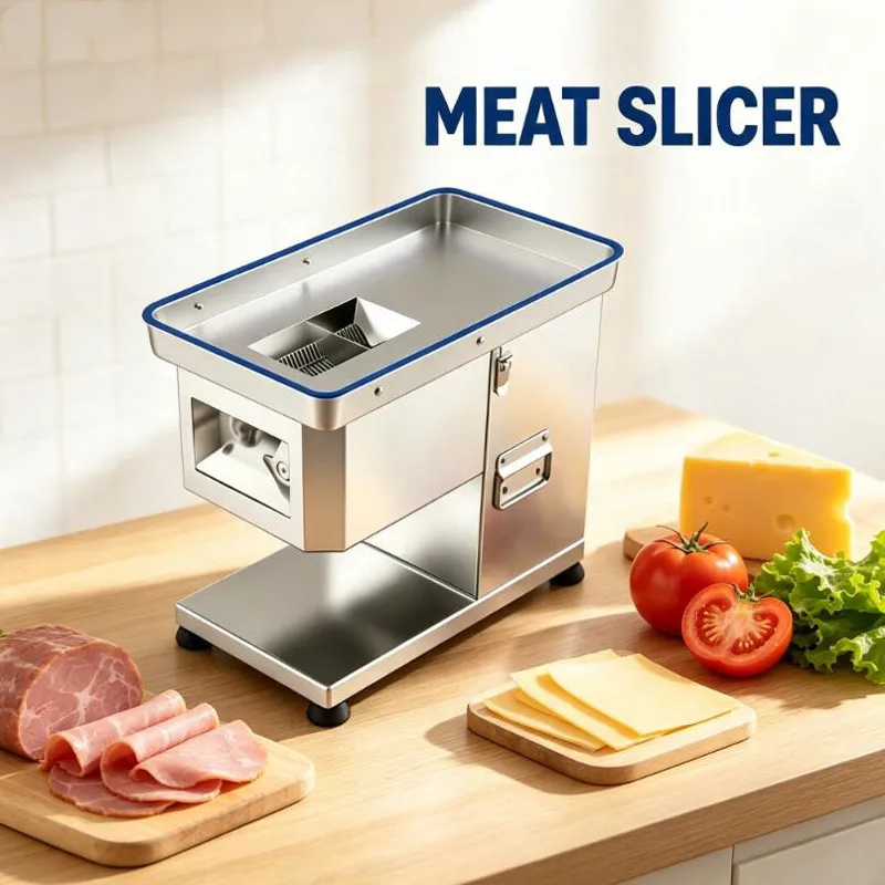 Electric Meat Slicer Commercial Multi-Function Integrated Automatic Vegetable Slicer Potato Meat Slicer Shredded Meat Machine