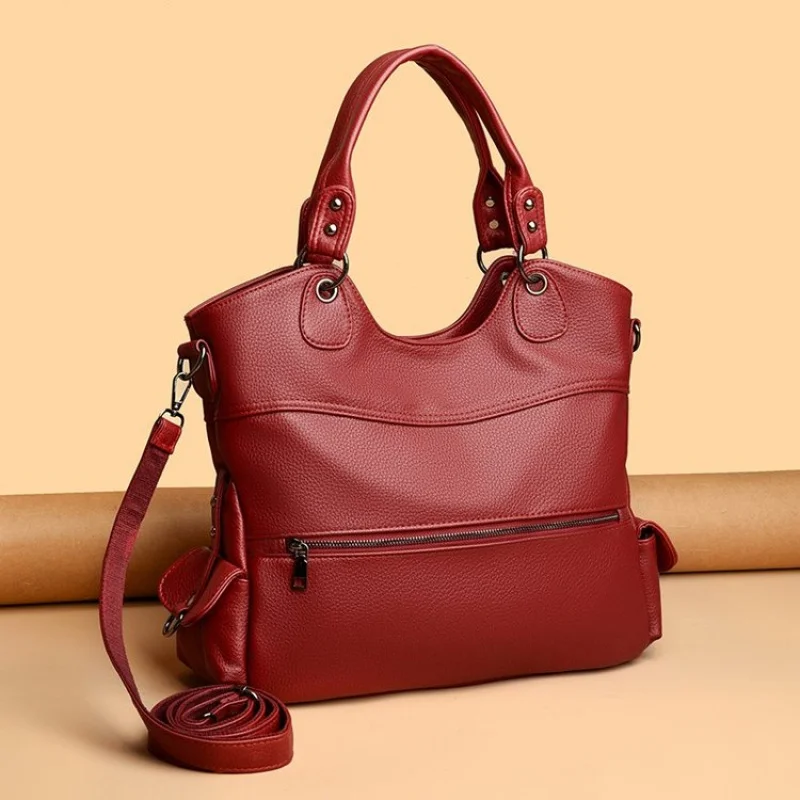 

Popular Luxury Brand Leather Shoulder Bag For Women, Famous Designer Crossbody Handbag Elegant Classic