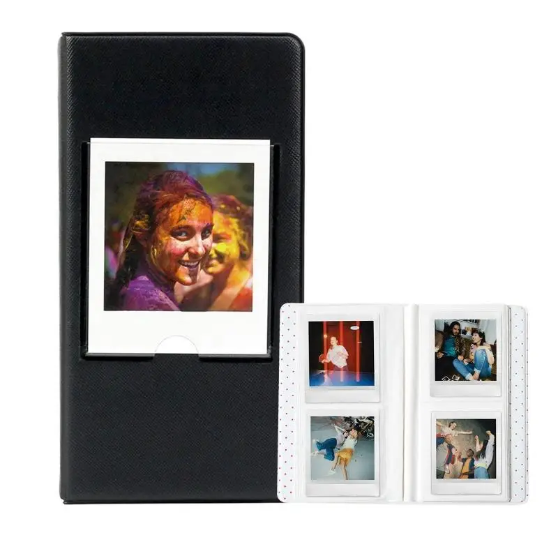64 Pockets Photo Album Instant Camera 5 inch Picture Storage Case Stamp Ticket Book for Polaroid 600/Fujifilm Instax W210/W300