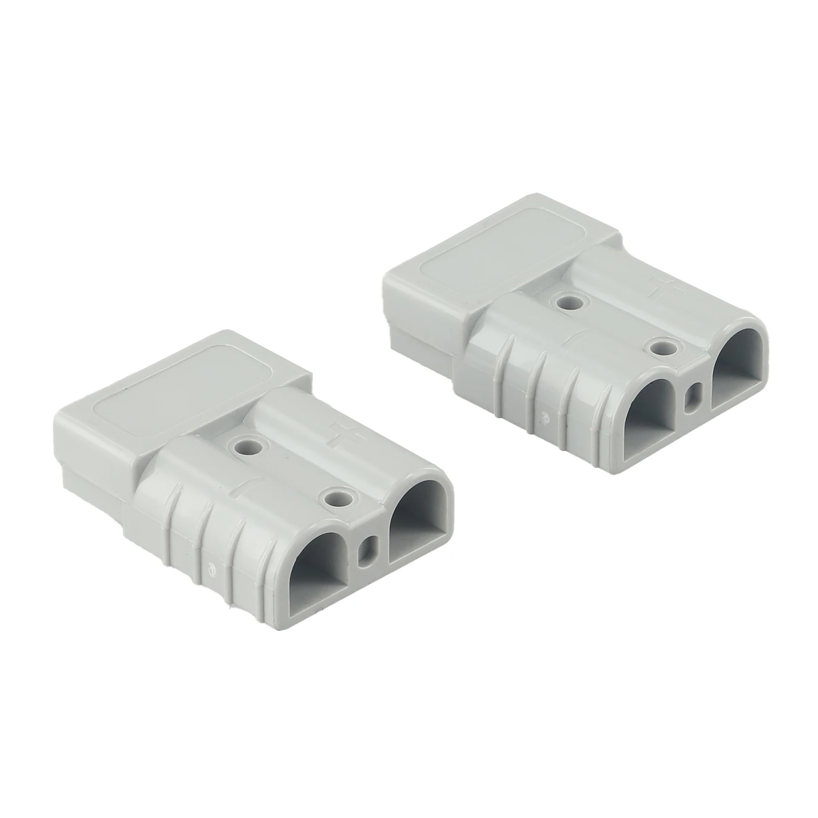 High Performance 2PCS For Anderson Style Plug Connectors 50AMP Grey/Red 12 24V 6AWG Easy and Safe Installation