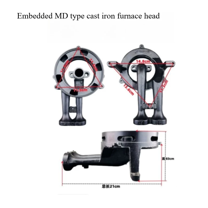 Suitable for Midea Gas Stove JZT-MQ7210/MQ7610/Q61/Q216B/Q65/Q36/Q30 Burner Cover
