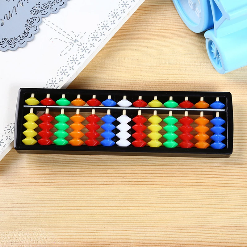 Montessori Arithmetic Soroban Colorful Beads Mathematics Calculate Chinese Abacus Education Learning Maths Tools