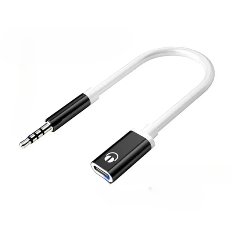 Convertisseur de câble audio pour écouteurs, 3.5mm mâle vers type-c femelle, pour sauna, m-m x, jack 3.5mm, 1 ou 2 pièces