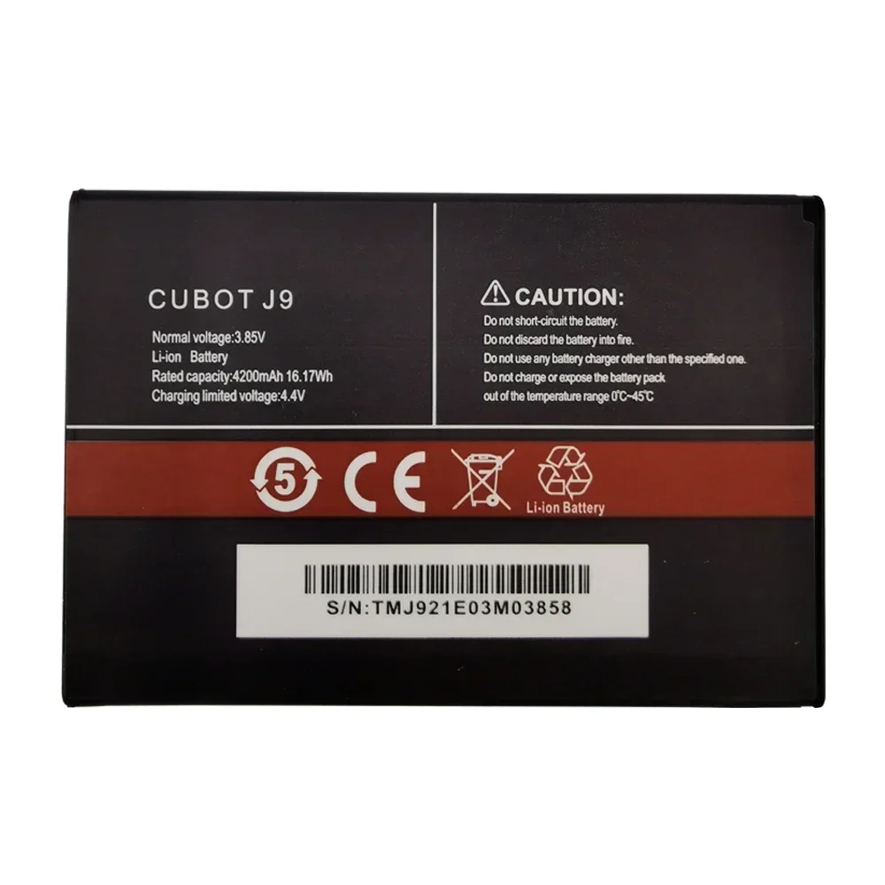 2024 Years 100% Original 4200mAh Battery For Cubot J9 P40 Mobile Phone High Quality Replacement Batteries Bateria Batterij