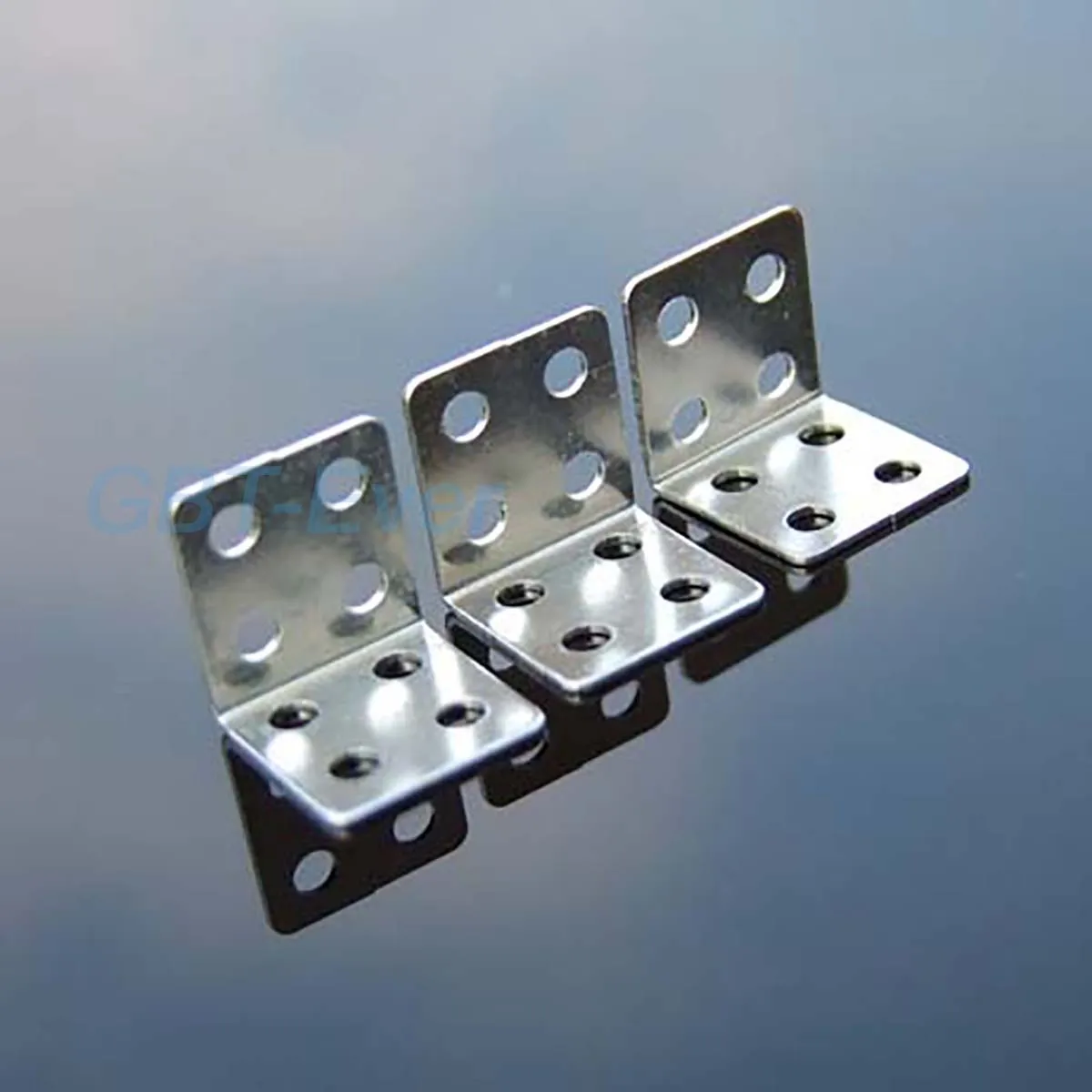 20Pcs Iron Angle Codes 90 Degrees Right Angle L-Shaped Bracket Corner Code  Multi-hole Connector Bore 2.05mm Assembled Parts