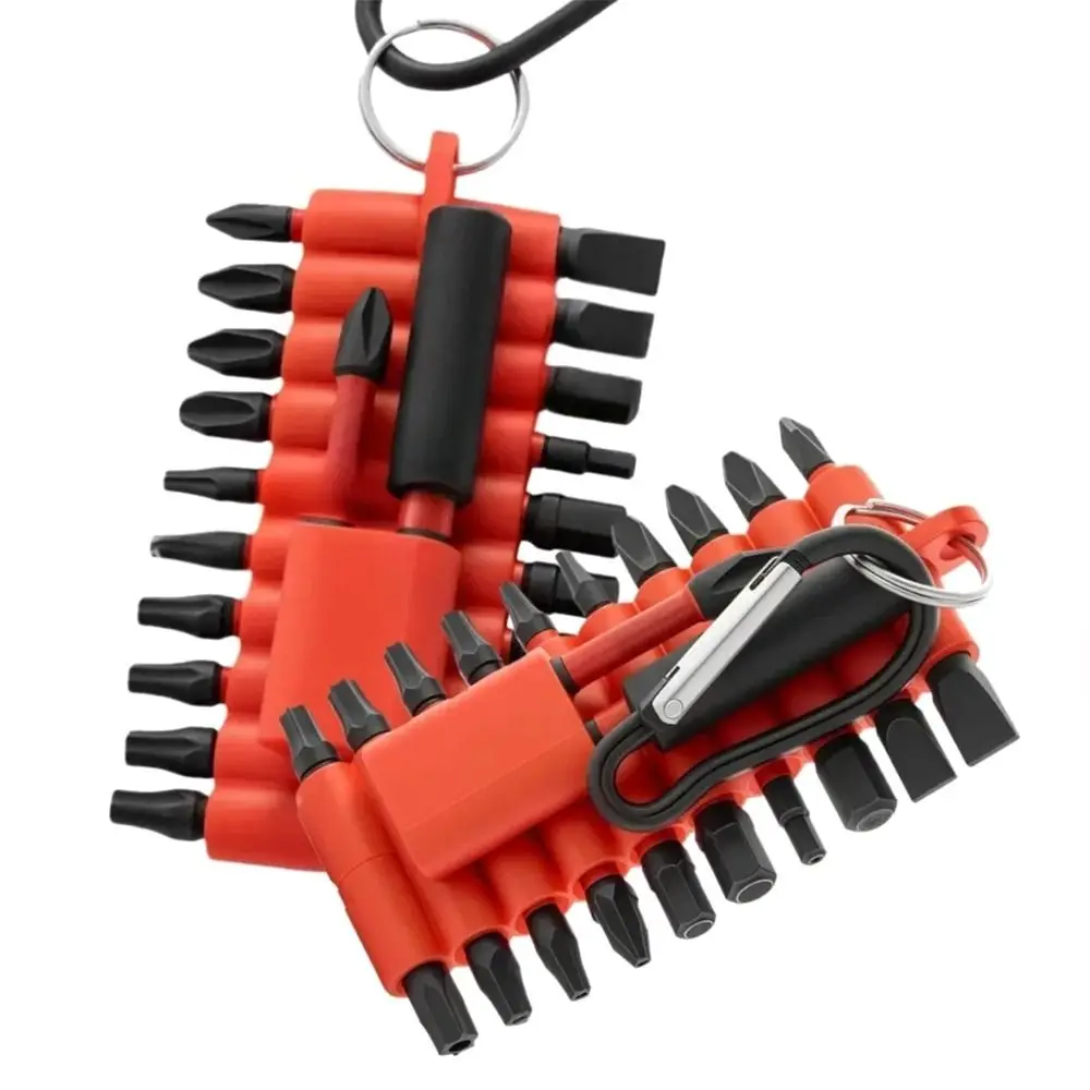 1Pcs New Soft Screwdriver Bit Holder Screwdriver Head 1/4 Inch Hex Rubber Organizer 22 Holes Drill Bit Stand Case Power Tools
