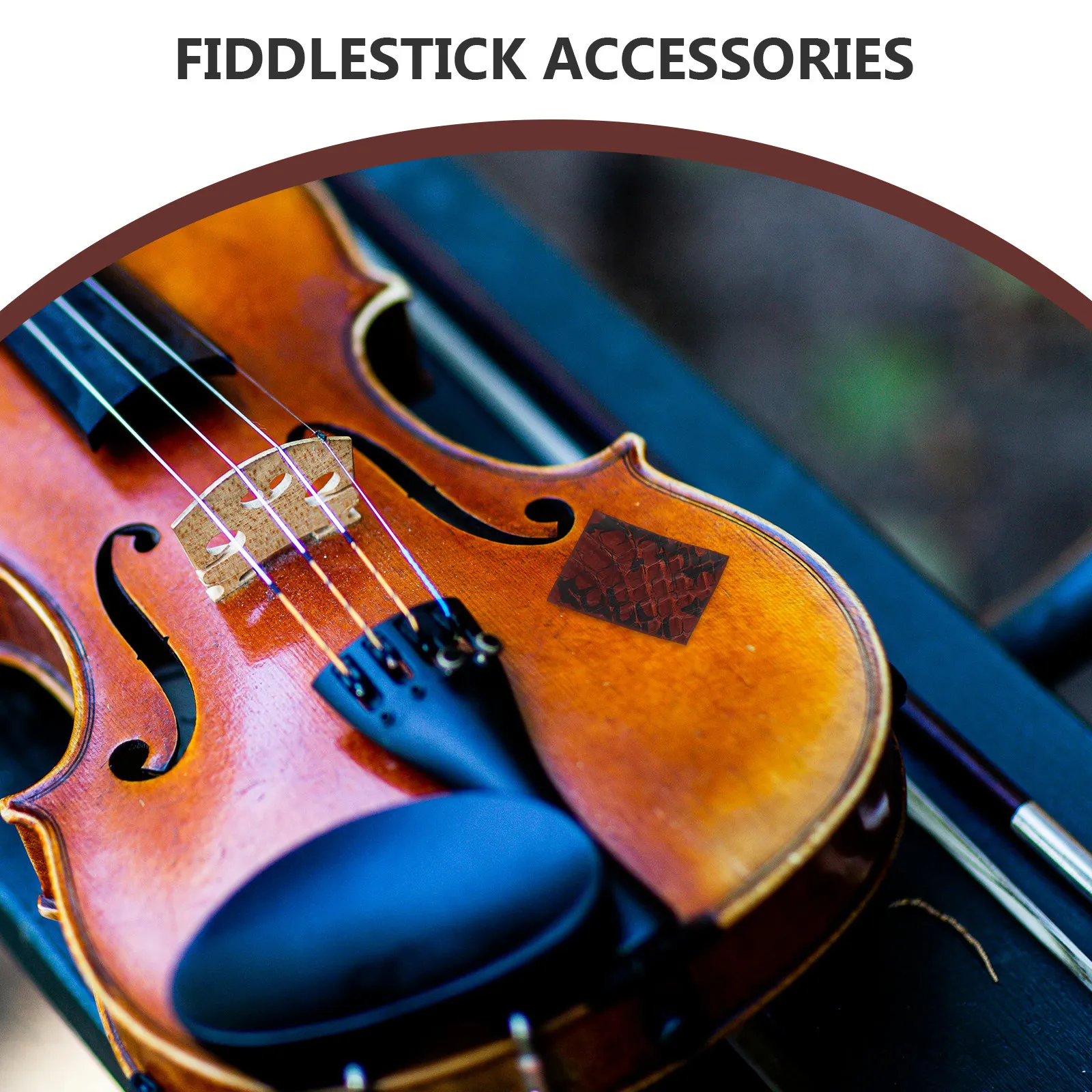 Violin Bow Grip Skin High Quality PU Bow Grip Cover Replacement Accessory for All Standard Violin Bows Secure Hold Sleek