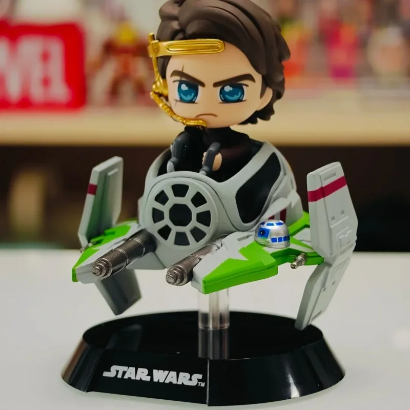 

Original Star Wars V2 Darth Vader Boba Fett Cosbi Rider Series Blind Box Pvc Collectible Cute Figurine Desktop Collect Toy Gift