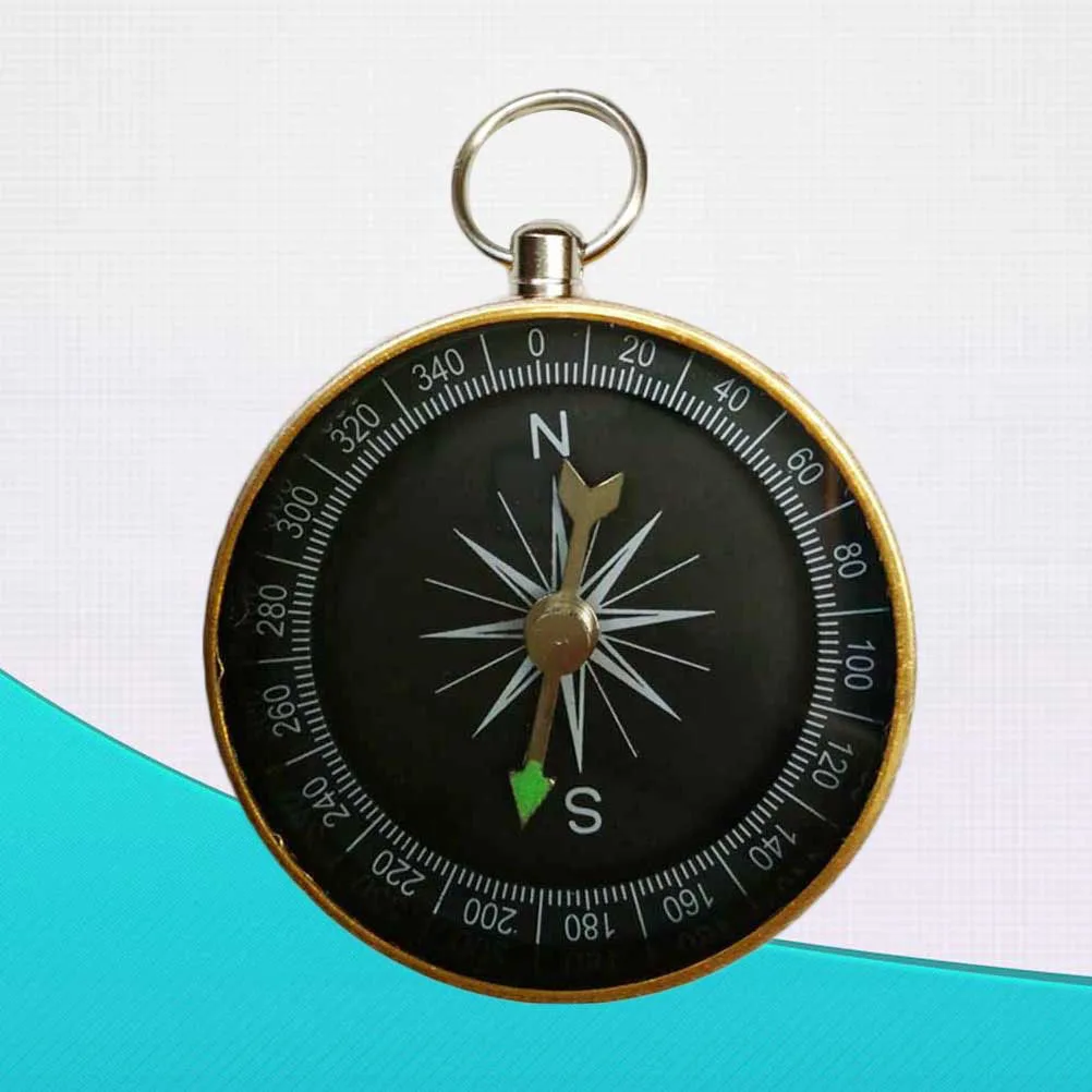 

12Pcs Pocket Compass Pendant Multifunctional Metal Mini Compass for Party Decoration Keychain Bag Charm Wedding Guest Favor