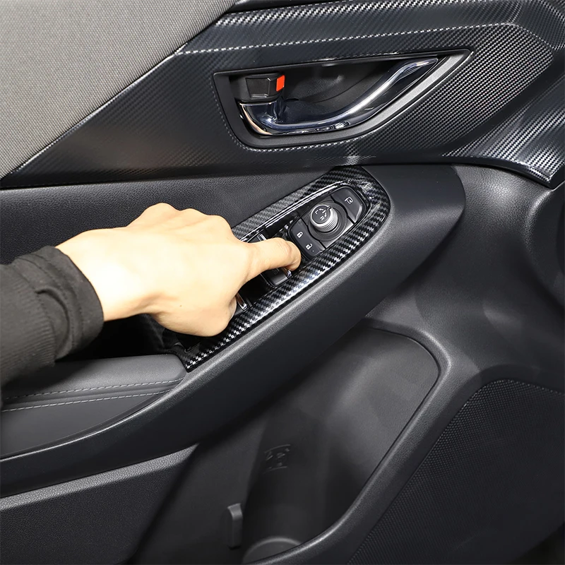 

For Subaru Crosstrek 2023-2024 ABS Car Door Window Glass Lift Panel Frame Cover Trim Interior Car Accessories(LHD RHD)