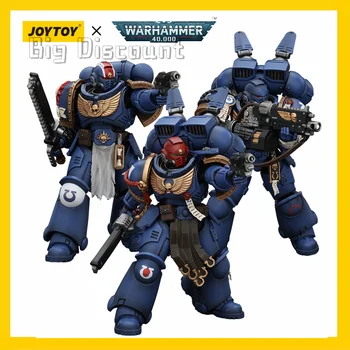 JOYTOY 1/18 워해머 40K 액션 피규어, 울트라마린 형제, 차론 상사 가드리엘 중위 타이투스 모델, 선주문 