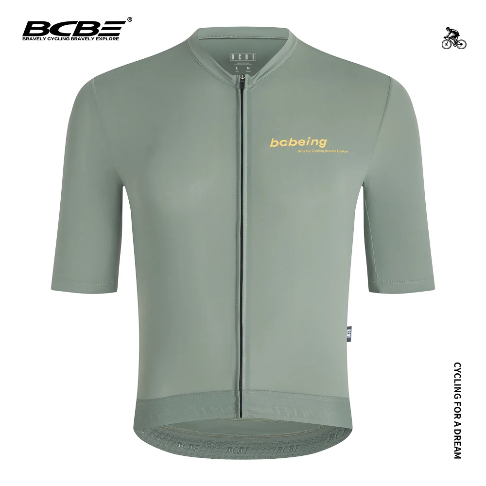 

BCBE New Men Shoet Sleeve Cycling Jersey High Performance Cycle jersey Race Fit Breathable UPF 50+ Bicycle Clothing Bike Shirts