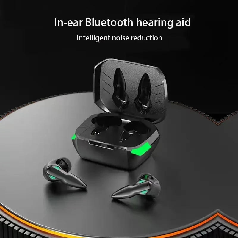 

Bluetooth intelligent noise cancelling hearing aid audio amplifier for elderly hearing loss and deafness hearing aid speaker