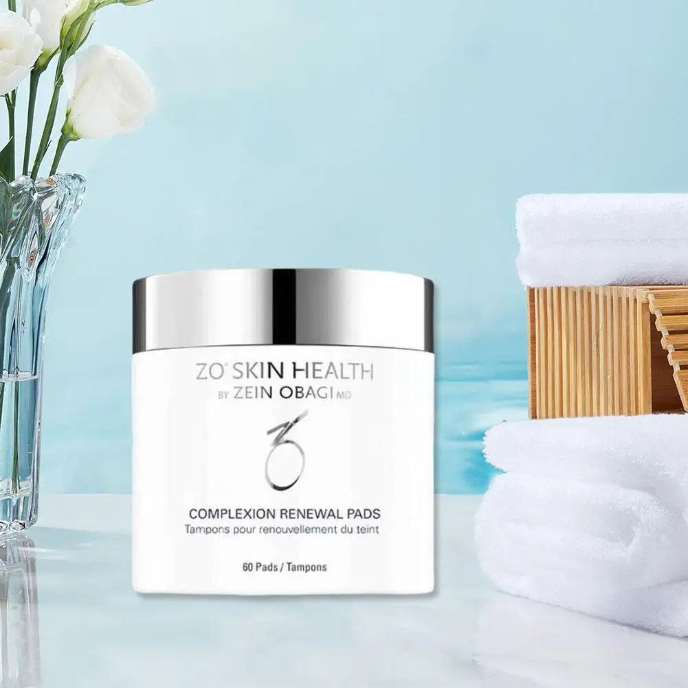 60 cleansing cotton pads, salicylic acid, make-up remover, skin beautifying and skin tone rejuvenating cotton pads