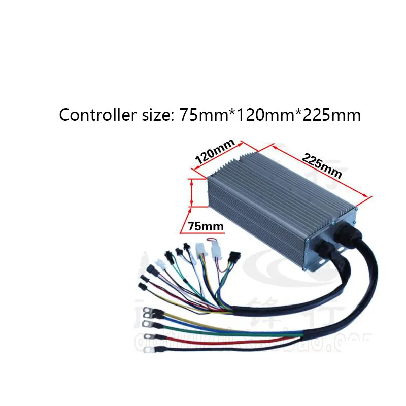 36V/48V 3000W/5000W High Power DC Brushless Motor Controller with S866 LCD Display Kits for Ebike Electric Scooter Motor