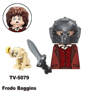 Mini Action Figures Building Blocks para Crianças, Cavaleiro Medieval, Soldado Bricks, Guerreiro, Armadura Orc, Capacete, Escudo, MOC, TV6410 10 principais vendas medieval guerreira - №6