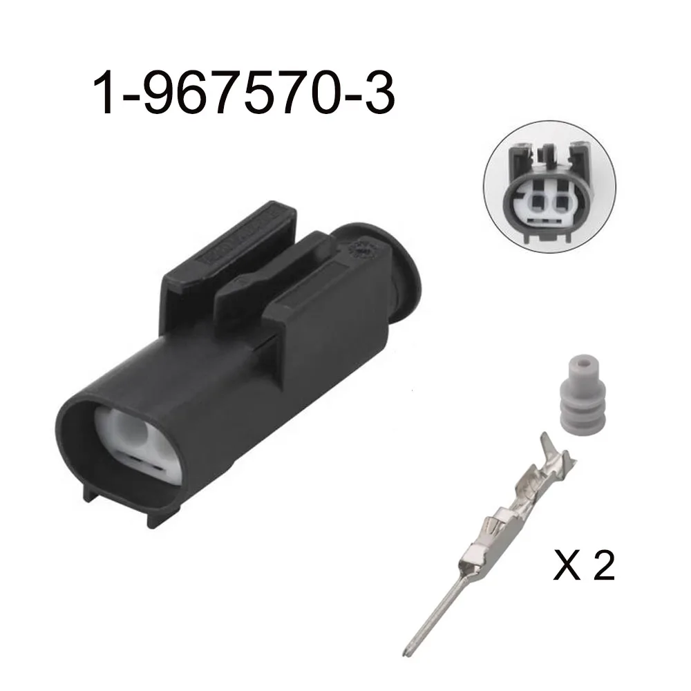 

100set DJ7023YA-0.6-11 car wire female cable Waterproof sheath 2 pin connector automotive Plug socket include terminal