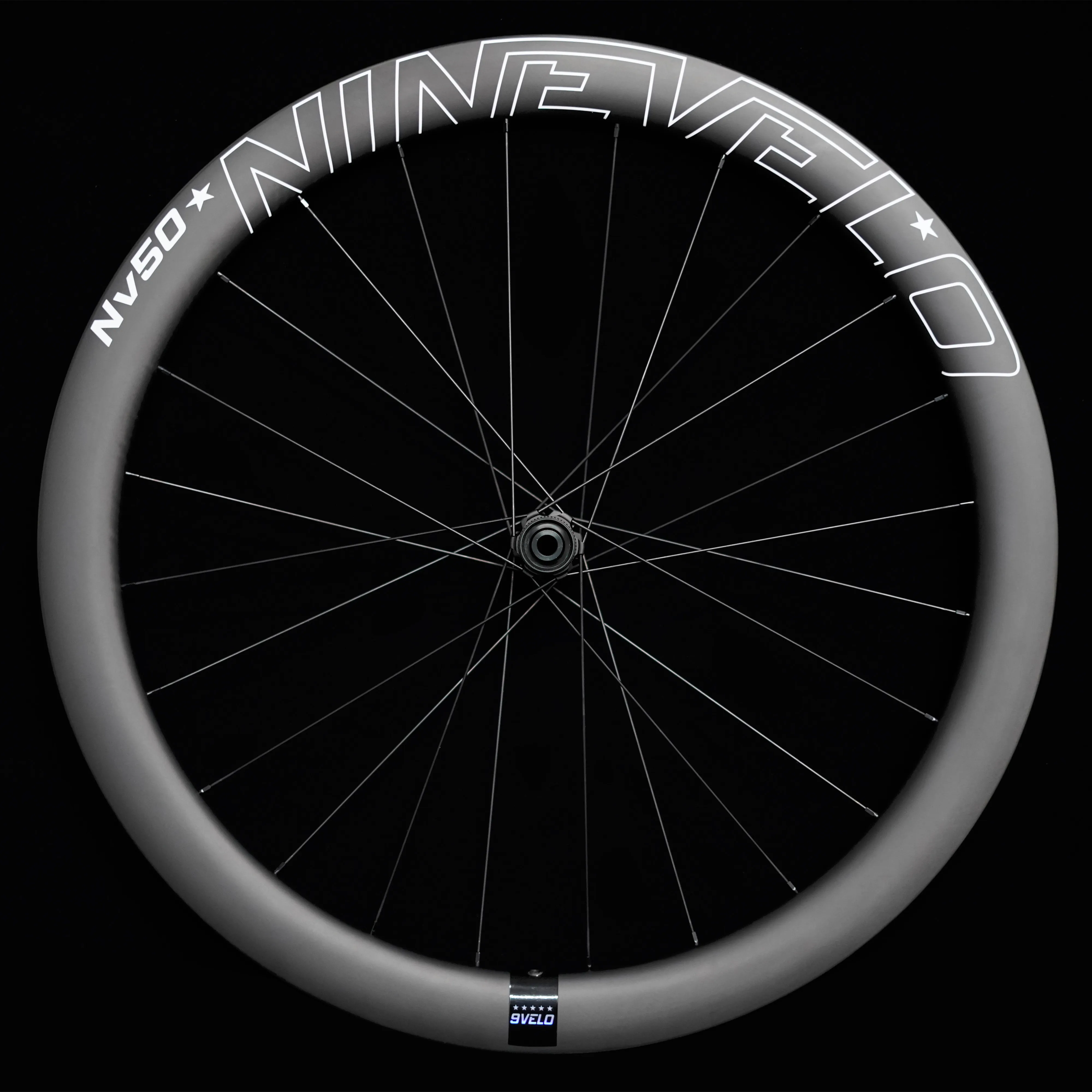 9VELO Competitive model NV50 Road disc carbon wheelset 24H/24H Sapim spokes NINEVELO Bicycle Wheel