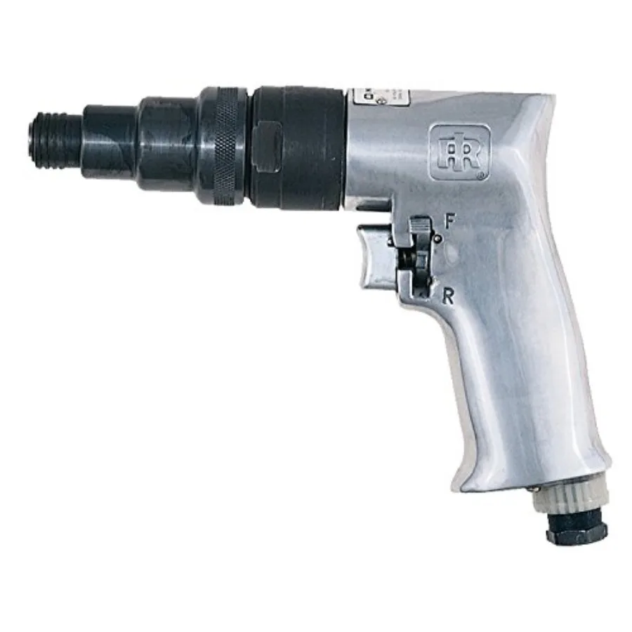 

371 Pistol Grip Pneumatic Screwdriver Reversible 10 ft-lbs Max Torque 1 800 RPM Positive Action Clutch One Hand