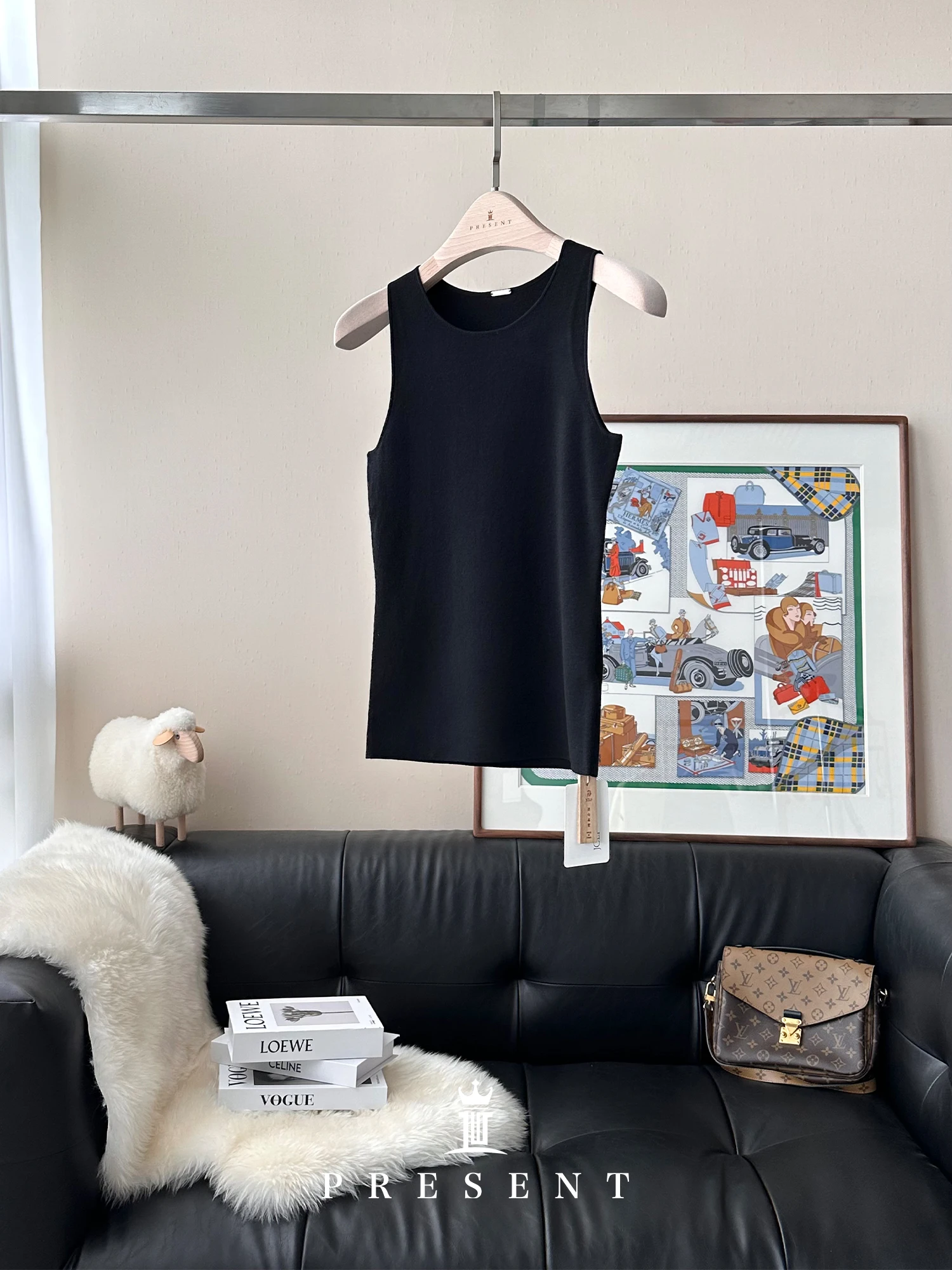 

Jc Beautiful Merino Wool Vest Wide oulder Basic Sle Women's Autumn Winter Faion mat Sle Inner Wear Vest