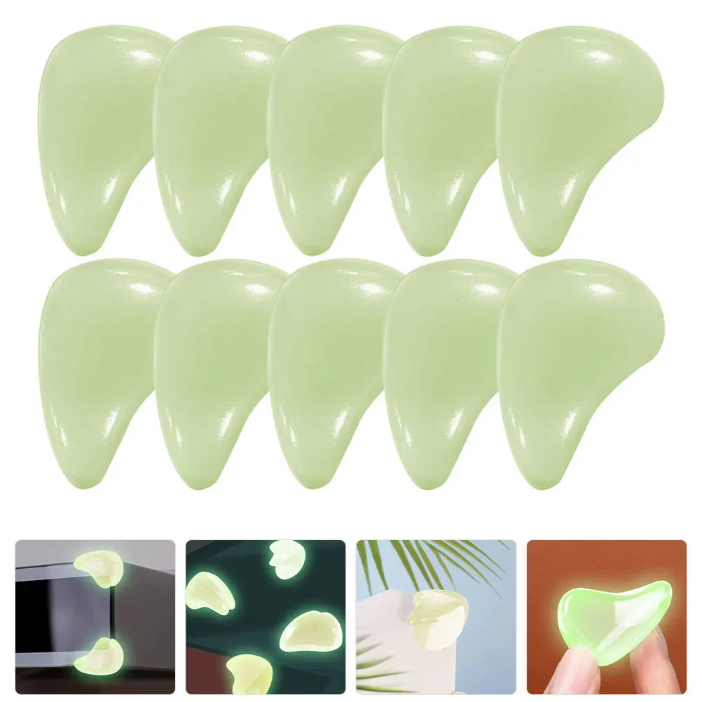 

12Pcs Luminous Corner Protectors Baby Safety Guards Transparent Design Night Light Function Easy Install Corner Protector Baby