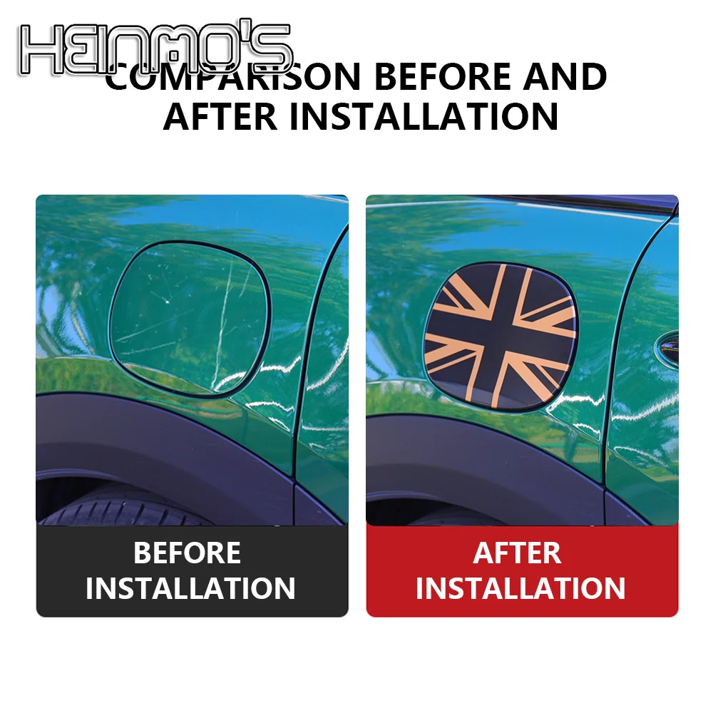Car Compatible with MINI Cooper S F65 2024 2025 2026 Fuel Tank Cap Cover Trim Sticker Decorative Exterior Accessories