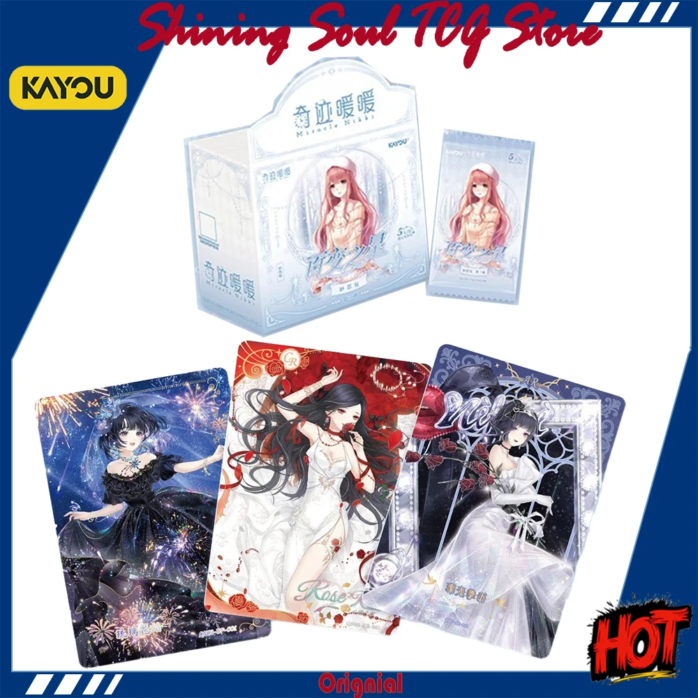 

Genuine KAYOU Love Nikki-Dress Up Queen Shining Star Inspiration Pack Series3 QSR Note Cards with a Surprise Debut TCG Cards Toy