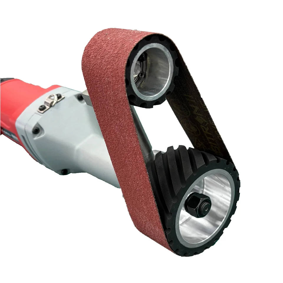 Industrial grade tank sander, arc sander, heavy duty belt sander, handheld heavy duty belt sander